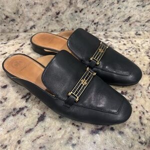 Tory Burch Amelia Loafer Mule size 8 black